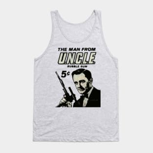 Vintage Man From U.N.C.L.E. with Napoleon Solo - Authentic, Distressed Tank Top